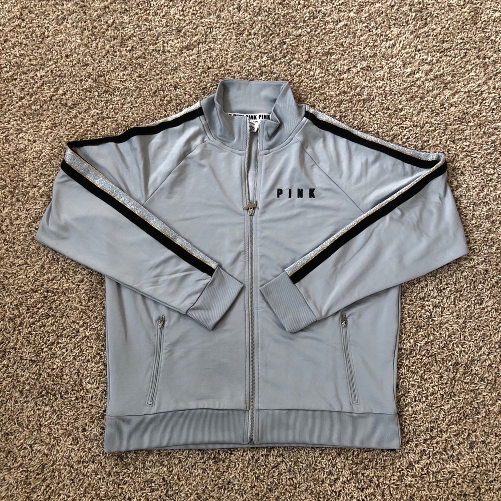 Victoria’s Secret pink track jacket with zipper